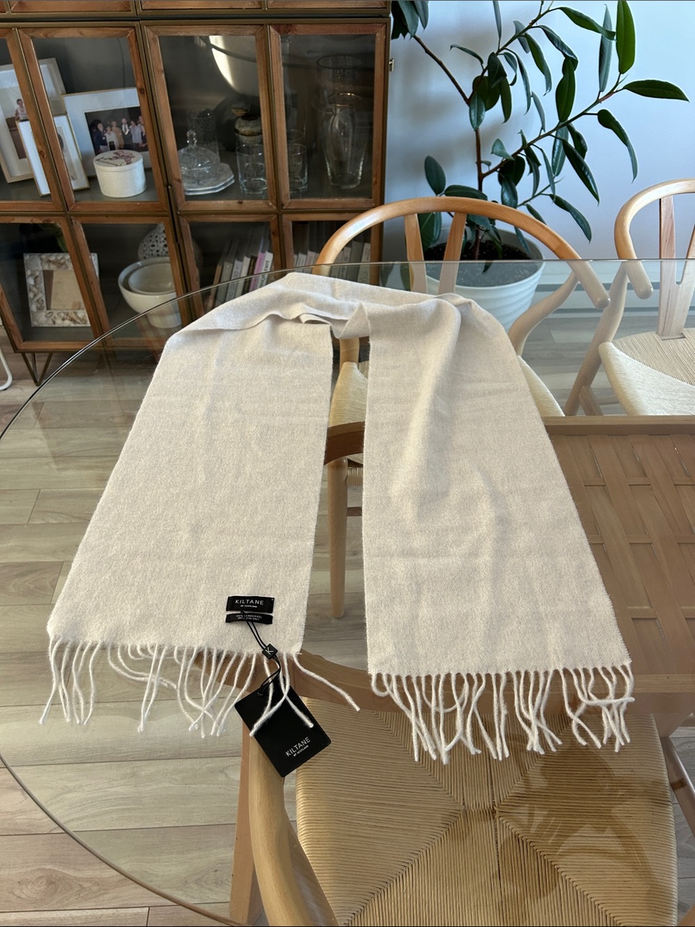 NWT Kiltane 100% Wool Fringed Scarf - Women Accessories